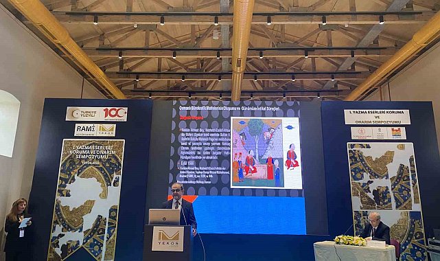 Türkiye'de bir ilk: "Geçmişten Günümüze Yazma Eser Konservasyonu" sergisi Rami Kütüphanesi'nde açıldı