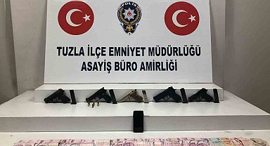 Tuzla'da ruhsatsız silah ticareti yapan şüpheli tutuklandı