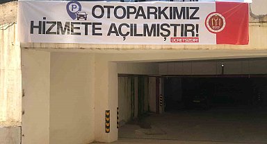 Ücretsiz otopark hizmete açıldı