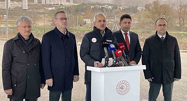 Ulaştırma ve Altyapı Bakanır Uraloğlu, "Nakkaş-Başakşehir Kesimindeki çalışmaları 2026 yılında tamamlamayı hedefliyoruz"