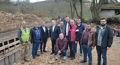 Ünye'de su taşkınlarına kalıcı çözüm