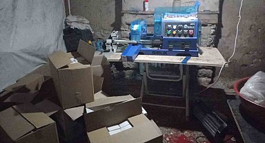 Uşak'ta yüklü miktarda kaçak makaron ele geçirildi