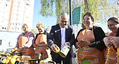 Uysal, turunç reçeli yaptı