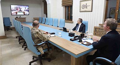 Vali Aydoğdu VKS toplantısına katıldı