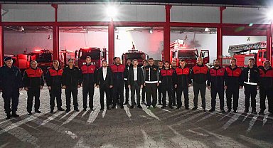 Vali Ergün yeni yıla görev başında giren kamu personelini ziyaret etti