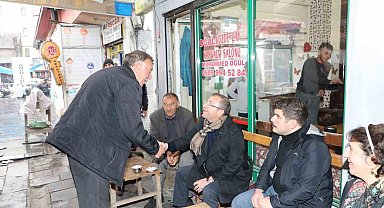 Vali Ziya Polat, vatandaşlarla közde çay içti