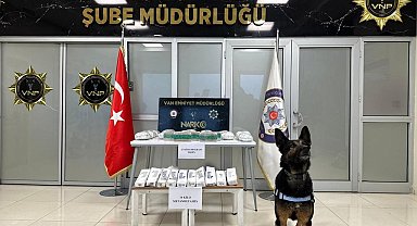 Van'da 161 kilo 500 gram uyuşturucu ele geçirildi