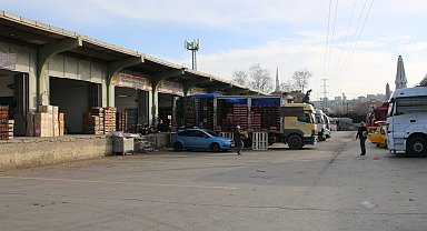 Yalova halinde 11 ayda 31 bin 96 ton meyve sebze çıkışı yapıldı
