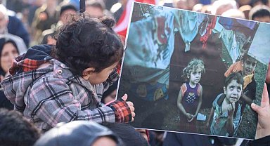Yalova'da Filistin'e destek yürüyüşü