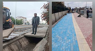 Yazıkonak Belediyesi, engelli, bisiklet ve yürüyüş yolunu hayata geçirdi