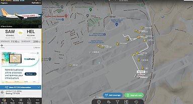 Yeni pistten ilk ticari uçuş yapıldı