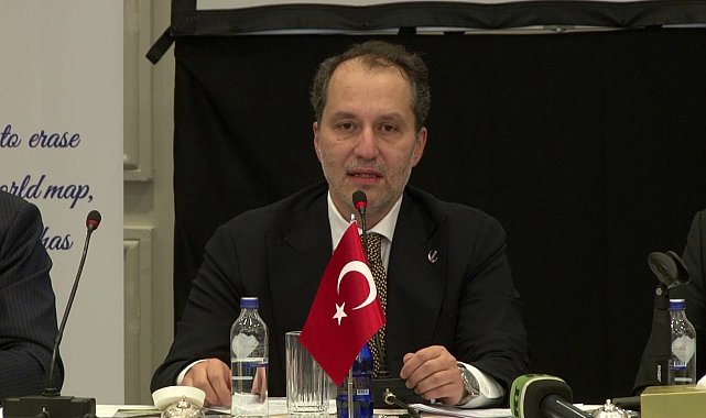 Yeniden Refah Partisi Genel Başkanı Erbakan'dan Müslüman devletlere "İsrail'e yaptırım" çağrısı