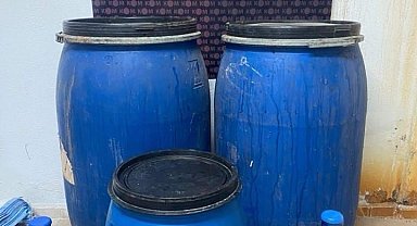 Yılbaşı öncesi kaçak içki operasyonu: 580 litre ele geçirildi