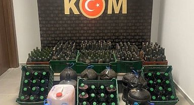 Yılbaşı öncesi sahte içkiye darbe: 385 litre ele geçirildi