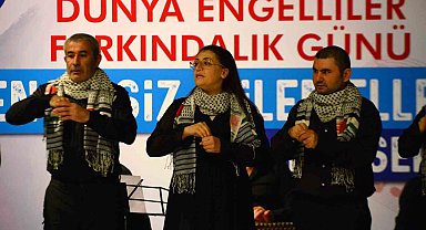 Yıldırım'da Filistin için sessizliğin sesi oldular