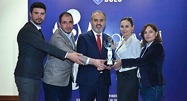 Yılın Çevreci Yerel Yönetimi ödülü Bursa'ya geldi