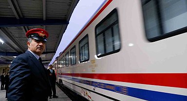 Yılın ilk seferinde Doğu Ekspres Erzurum'da mola verdi