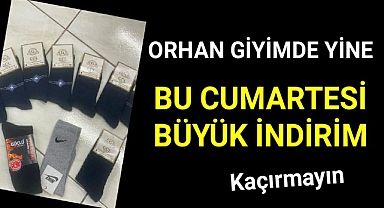 YİNE ORHAM GİYİM YİNE CUMARTESİ YİNE İNDİRİM