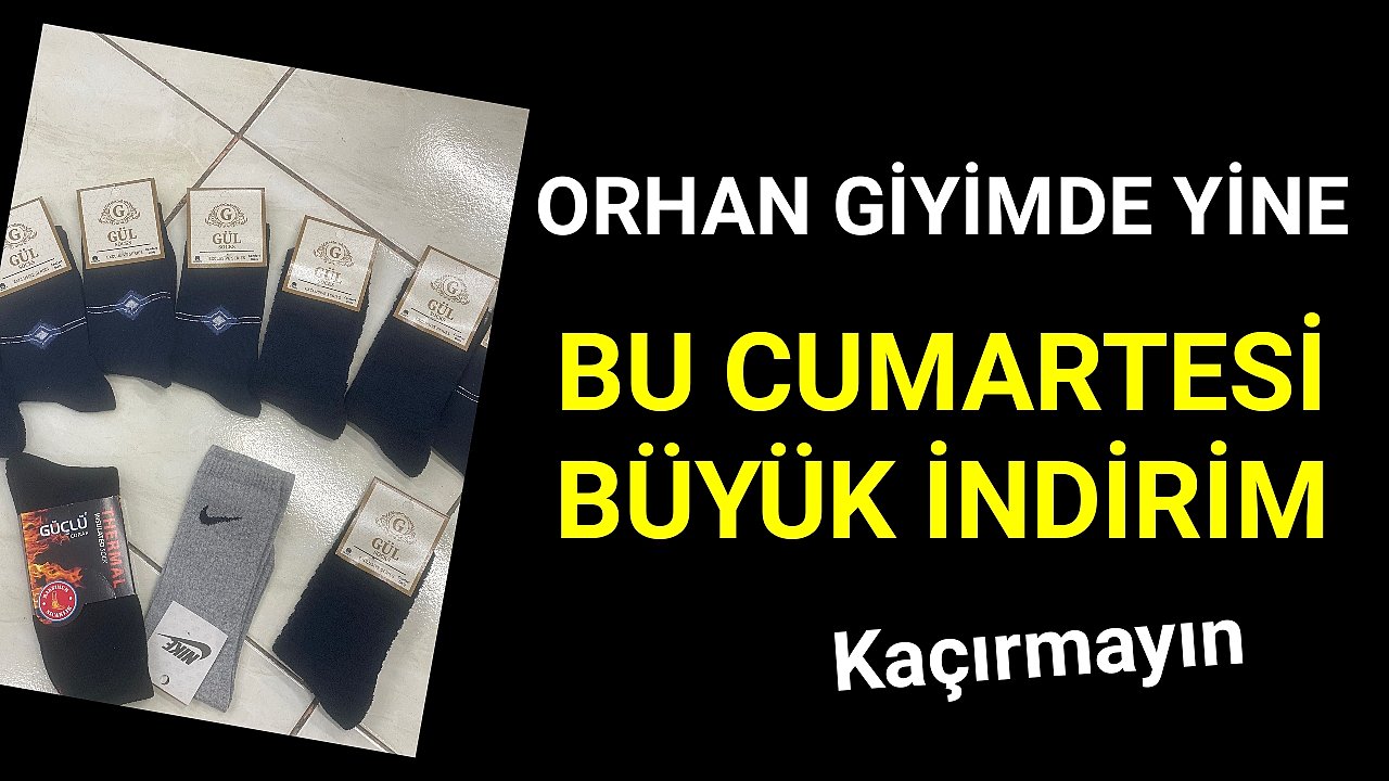 YİNE ORHAM GİYİM YİNE CUMARTESİ YİNE İNDİRİM