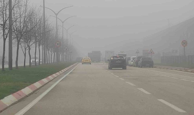 Yoğun sis hayatı olumsuz etkiledi