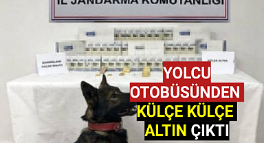 Yolcu otobüsünden külçe külçe altın çıktı