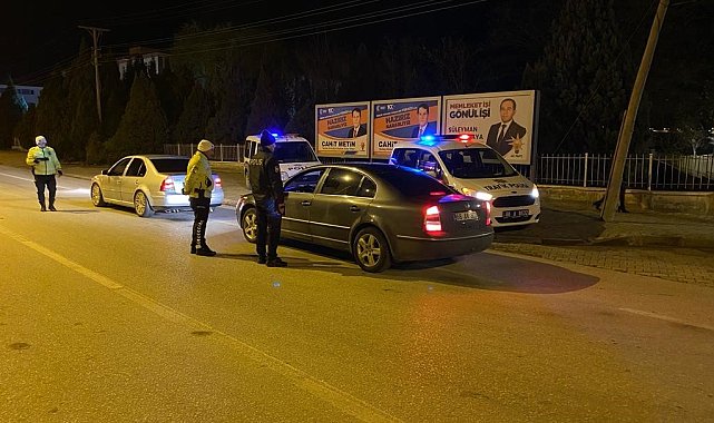 Yozgat'ta 58 ekip 207 personelle asayiş uygulaması