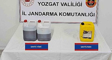 Yozgat'ta sahte içki operasyonu: 1 gözaltı