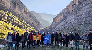 Yüksekovalı dağcılardan Aktütün kanyonlarına gezi