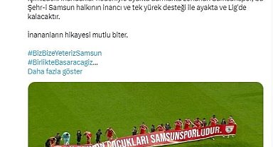 Yüksel Yıldırım: "Samsunspor ligde kalacaktır"