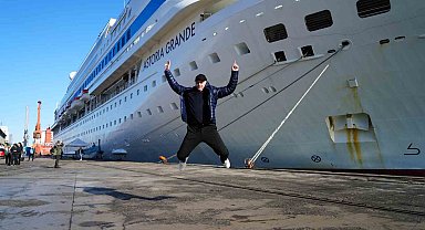 Yüzlerce Rus turisti taşıyan kruvaziyer gemi Rusya'dan Samsun'a geldi