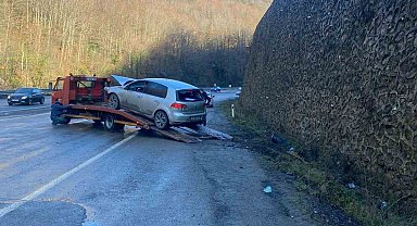Zonguldak'ta trafik kazası: 2 yaralı