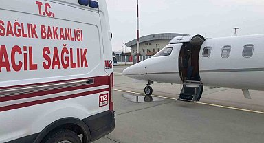 15 günlük bebek için ambulans uçak havalandı