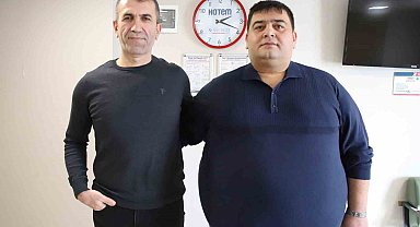 220 kiloyla girdiği mide ameliyatının ardından 15 günde 15 kilo verdi