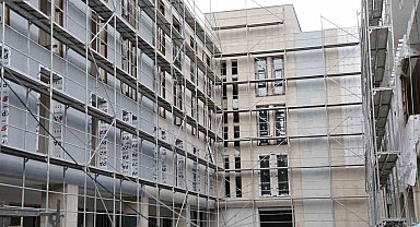 30 Ağustos İş Merkezi ve Zanaat Çarşısı inşaatında sona doğru