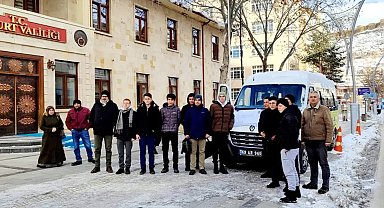 'Maziden Atiye Ahlat' kamp ekibi yola çıktı