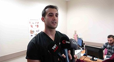 8 aylık bebeğin boğazına kaçan çengelli iğne başarılı bir operasyonla çıkartıldı