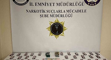 881 adet sentetik ecza ele geçirildi: 1 gözaltı