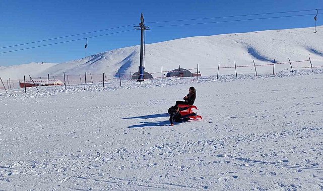 Abalı Kayak Merkezi'nde sezon açıldı