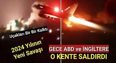 Abd ve İngiltere'nin Savaş Uçakları O Kenti Vurdu
