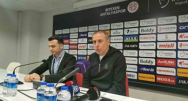 Abdullah Avcı: "Trabzonspor 1 puana sevinmez"