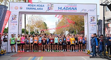 Adana Kurtuluş Yarı Maratonu'nda birinciler Kenya'dan