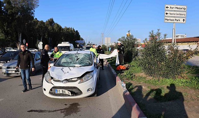 Adana'da otomobilin çarptığı yaşlı adam öldü