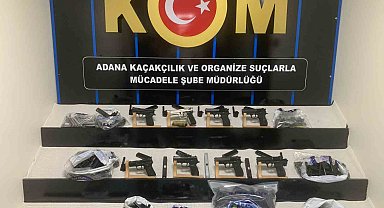 Adana'da silah üretimi yapılan iki eve operasyon: 5 gözaltı