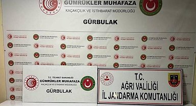 Ağrı'da 1 kişi gümrük kaçağı altınlar ile yakalandı