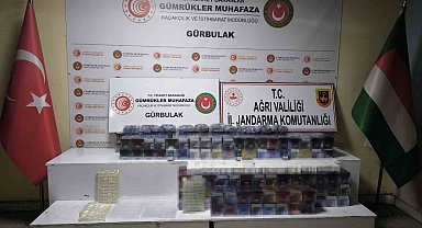 Ağrı'da 8 bin 564 paket kaçak sigara ele geçirildi