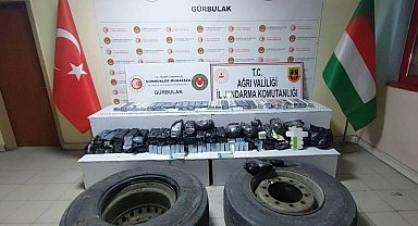 Ağrı'da 8 milyon TL değerinde kaçak malzeme ele geçirildi