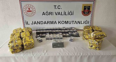 Ağrı'da kaçak sigara, çay ve cep telefonu ele geçirildi