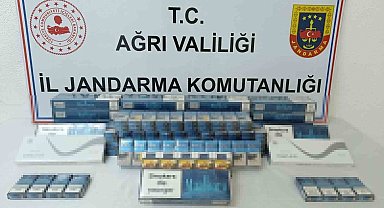 Ağrı'da kaçak sigara ve çay ele geçirildi