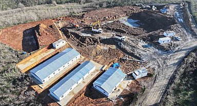 Akçakoca Devlet Hastanesi inşaatında çalışmalar sürüyor