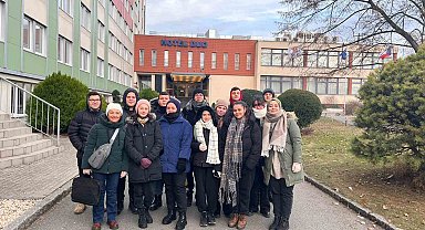 Akçakocalı öğrenciler Avrupa'da staj yapıyor